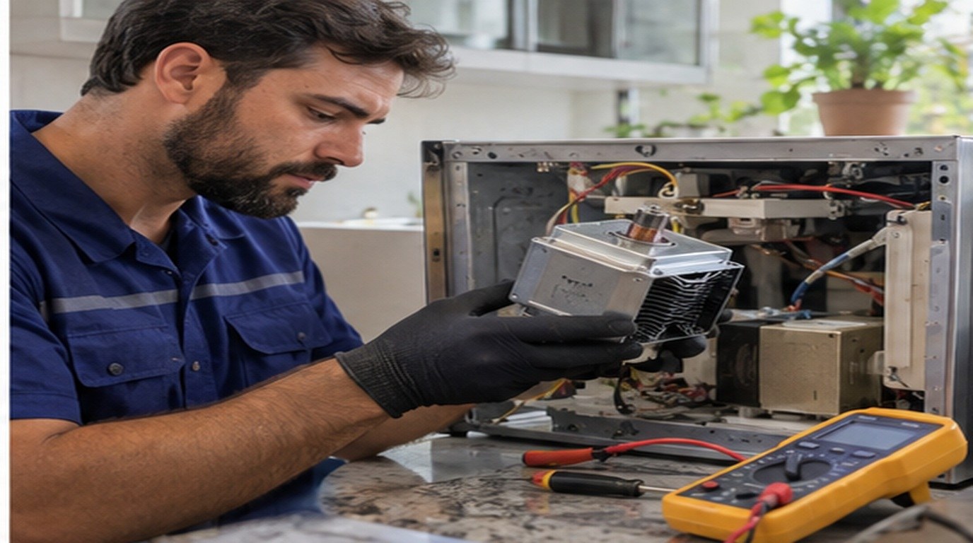 Conserto de micro-ondas em Natal‑RN: troca do magnetron